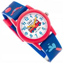 Vaikiškas laikrodis QQ VR99J019Y berniukui Firefighter