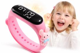 Vaikiškas elektroninis laikrodis smartwatch BUNNY