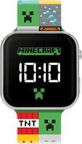Vaikiškas LED laikrodis PEERS HARDY Minecraft, spalvota apyrankė