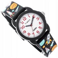 Vaikiškas laikrodis TIMEX TW2Y59800, juoda apyrankė