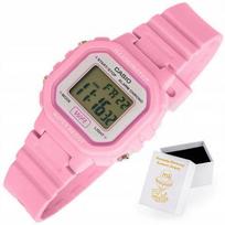 Mergaičių laikrodis CASIO, su dėžute, maišeliu ir graviravimu