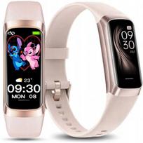 Vaikiškas išmanusis laikrodis SMARTWATCH AMOLED SMARTBAND FIT su SMS, žingsniamačiu, pulso matuokliu ir termometru