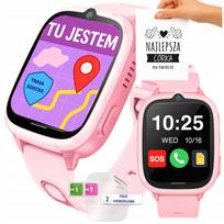 Vaikiškas laikrodis Smartwatch 4G + SIM, LBS WiFi lokatorius, SOS, kamera
