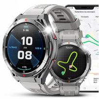 Išmanusis laikrodis GPS, atsparus vandeniui, kompasas, AMOLED, barometras, skambučių funkcija