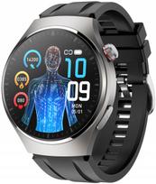 Išmanusis laikrodis su EKG, gliukozės, HRV, spaudimo, pulso ir termometro funkcijomis, AMOLED ekranas