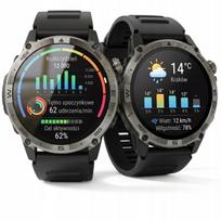 Išmanusis laikrodis vyrams Wenom Explorer, GPS, atsparus vandeniui IP68, juodas, sportinis