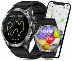 Išmanusis laikrodis WENOM GPS atsparus vandeniui AMOLED žingsniamatis širdies ritmo matuoklis