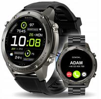 Vyriškas išmanusis laikrodis AMOLED GPS IP69K, 180+ sporto režimų, PL meniu