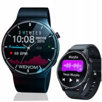 Išmanusis laikrodis Wenom GTS-49, AMOLED ekranas, 1GB, Bluetooth muzika, ausinės, žingsnių, pulso ir spaudimo stebėjimas