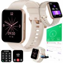 Išmanusis laikrodis RUIMEN D1 Bluetooth, smėlio spalvos