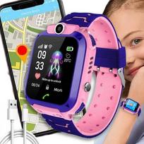Vaikiškas išmanusis laikrodis su GPS, kamera, SOS, SIM ir žaidimais