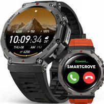 Vyriškas išmanusis laikrodis su GPS, atsparus vandeniui, didelis AMOLED ekranas