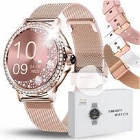 Moteriškas išmanusis laikrodis AMOLED 3D PPG spaudimo, sveikatos stebėjimas, sporto režimas, PL