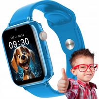 Vaikiškas išmanusis laikrodis Maxcom FW59 Kiddo 4G, mėlynas, su GPS ir SOS