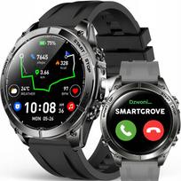 Išmanusis laikrodis vyrams GPS atsparus vandeniui AMOLED ChatGPT AI offline žemėlapiai