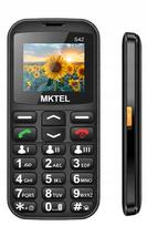 Mobilusis telefonas MKTEL S42, SOS, 2G, Dual SIM, žibintuvėlis, USB-C, FM radijas, dideli mygtukai