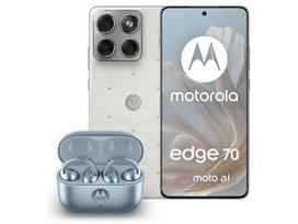 Išmanusis telefonas MOTOROLA Edge 70 5G 12-512GB 6.67" 120Hz su Moto Buds Loop