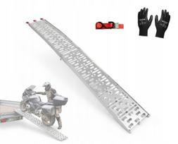 Sulankstoma motociklo rampa 228cm aliuminė, keliamoji galia 340kg