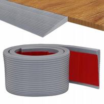 Guminis slenkstis 150*8*3 cm neslystantis pilkas skuteriam ir vežimėliams