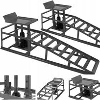 Hidrauliniai Graphite pakėlimo bėgiai, 2x2000 kg, 22 cm padangų plotis