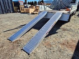 Aliumininės rampos, 3 m, iki 3710 kg