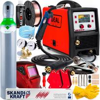 Pusiau automatinis suvirinimo aparatas IDEAL EXPERT MIG 215 LCD MMA TIG 230V 200A aliuminiui