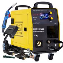 Pusiau automatinis suvirinimo aparatas MAGNUM MIG 240 LCD Dual Pulse Synergy 3in1
