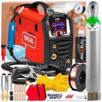 Pusiau automatinis suvirinimo aparatas IDEAL EXPERT MIG 201 LCD 230V SYNERGY MMA TIG LIFT