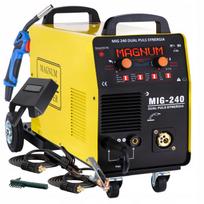 Suvirinimo aparatas Magnum MIG 240 Dual Pulse Synergy 240A, aliuminiui, nerūdijančiam plienui