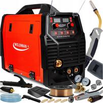 Suvirinimo aparatas MIG MAG MMA 220A DUAL PULS CuSi3 230V