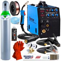 Suvirinimo aparatas SHERMAN MIG 210 S4 MAG MMA TIG 230V 200A IGBT FLUX 3IN1