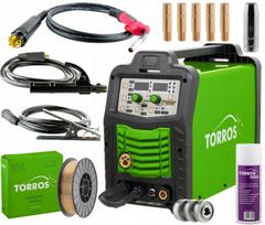 Pusiau automatinis suvirinimo aparatas MIG/MAG, MMA, TIG Torros 200A M2004, 2 dalių komplektas