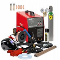 Suvirinimo aparatas MIG/MAG MMA IGBT 230V/400V 4x4 euro Set