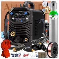 Suvirinimo aparatas SPARTUS EASYMIG 210 PULSE 230V 200A SYNERGY TIG LIFT 2-ROLL