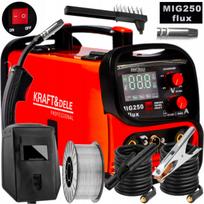 Pusiau automatinis suvirinimo inverteris MIG MAG MMA TIG KRAFT&DELE 20-250A 230V