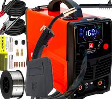 Suvirinimo aparatas inverterinis MINI MIG 160 SYNERGY WELDMAN FLUX 160A 230V