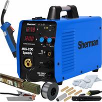 Suvirinimo aparatas MIG/MAG/MMA 200A Sherman IGBT