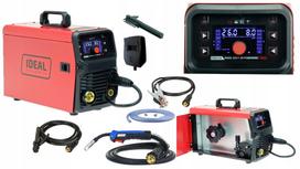 Pusiau automatinis suvirinimo aparatas IDEAL PRAKTIK MIG 201 SYNERGY MIG/TIG/MMA