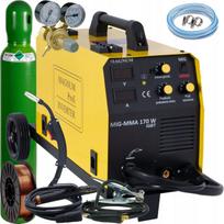 Pusiau automatinis suvirinimo aparatas MAGNUM 170w 160a, 4 dalių rinkinys