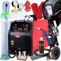 Suvirinimo aparatas MIGOMAT PRAKTIK MIG 211 200A 230V MIG/MAG MMA FLUX IGBT 3in1 IDEAL