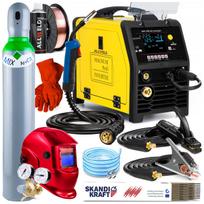 Suvirinimo aparatas MAGNUM MIG 209 ALUMINIUM SYNERGY MMA TIG 200A 230V LCD