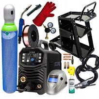 Suvirinimo aparatas MIG Spartus EasyMig 210 LED Synergy 200A TROLLEY 3in1