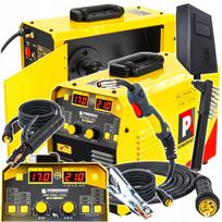 Suvirinimo inverteris IGBT MIG/MAG MMA TIG LIFT FLUX 210A LCD 8,5kVA