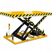 Elektrinis žirklinis keltuvas, žema platforma, 1000 kg, 100 cm