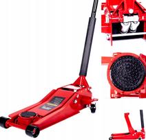 Automobilinis keltuvas FROG LIFT 4T, 2 cilindrų, žemas, guminis, 4 t