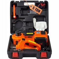 Automobilio elektrinis hidraulinis keltuvas 5 t, 12V 180W, su smūginiu veržliarakčiu 450Nm