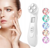 Kaklo ir veido stangrinamasis masažuoklis MESOTHERAPY LED VIBRATION WARM CURRENT RF