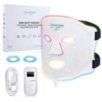 Veido LED kaukė NOURISHED BODYNSKIN 7 spalvų, NIR, 114 LED