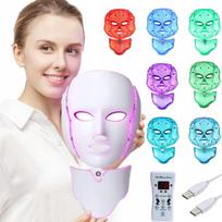 LED kaukė veidui ir kaklui, 7 spalvos, QSKY