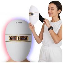 LED veido kaukė, veido valymo ir fototerapijos prietaisas, 4 režimai